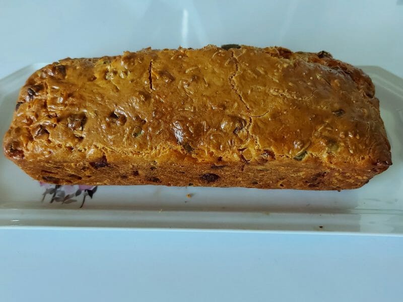 Cliquez pour zoomer ! Cake salé jambon fromage et olives Thermomix par isaboss17