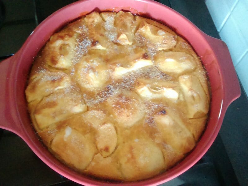 Flognarde aux pommes au Thermomix - Cookomix