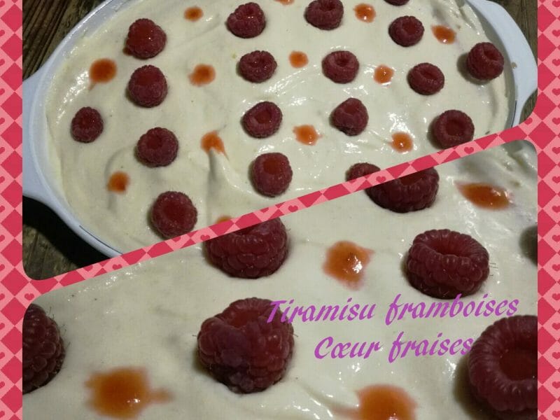 Cliquez pour zoomer ! Tiramisu aux framboises Thermomix par Stebia