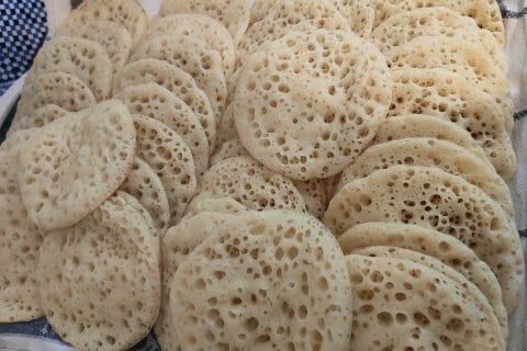 Cliquez pour zoomer ! Baghrir – Crêpes mille trous au Thermomix