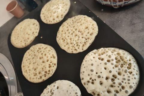 Cliquez pour zoomer ! Baghrir – Crêpes mille trous au Thermomix