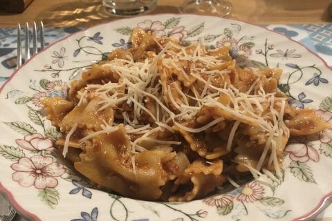 Cliquez pour zoomer ! Farfalle aux chipolatas Thermomix par Angus