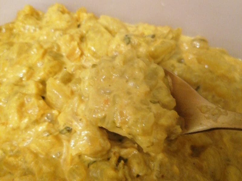 Cliquez pour zoomer ! Concombre cuit à l’ail et au curry Thermomix par lolotte83