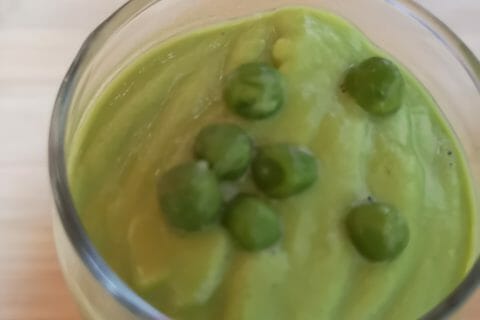Cliquez pour zoomer ! Crème de petits pois à la mozzarella Thermomix par Hal