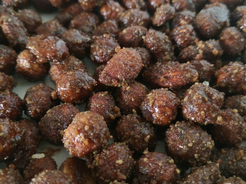 Cliquez pour zoomer ! Amandes grillées à la cannelle et au miel Thermomix par Hal