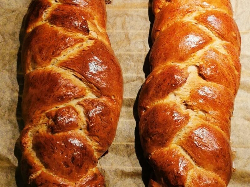 Cliquez pour zoomer ! Brioche tressée à la mie filante Thermomix par Ji Nawak