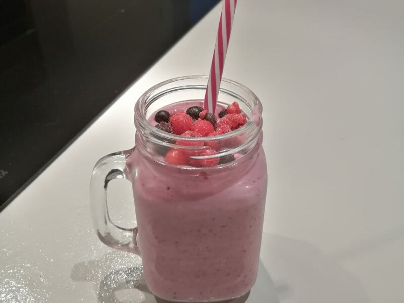 Cliquez pour zoomer ! Smoothie fruits rouges et banane Thermomix par missi430