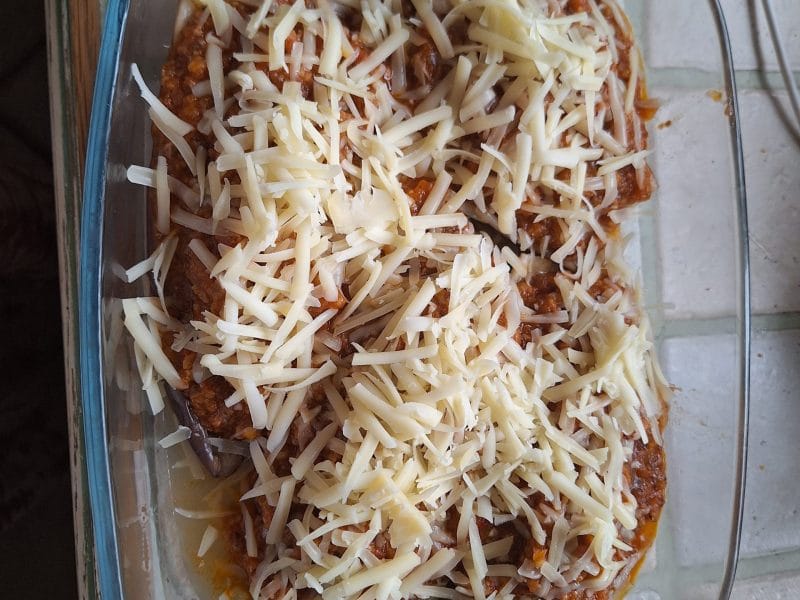 Cliquez pour zoomer ! Aubergines farcies à la viande hachée Thermomix par NAMOURE