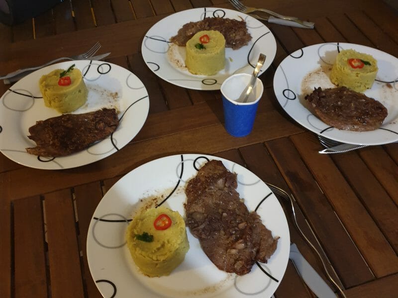 Cliquez pour zoomer ! Purée de patates douces au lait de coco Thermomix par Virginie N.