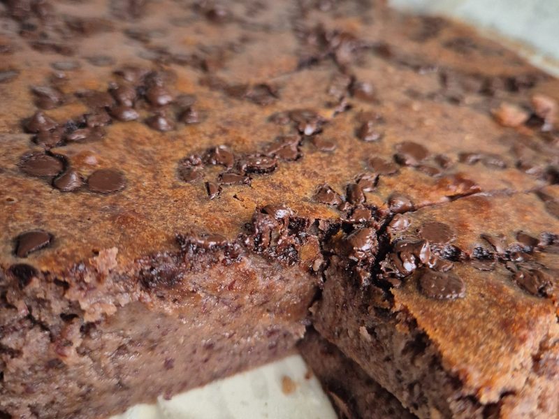 Cliquez pour zoomer ! Brownie magique aux haricots rouges Thermomix par Opheliefve