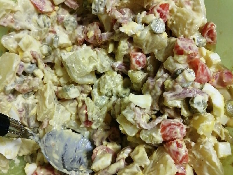 Cliquez pour zoomer ! Salade piémontaise Thermomix par Alexf79