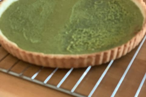 Cliquez pour zoomer ! Tartelettes framboises sur crème d’amande et pistache Thermomix par solauju