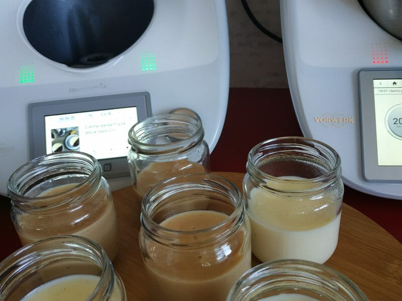 Cliquez pour zoomer ! Crème dessert au deux saveurs Thermomix par Mina