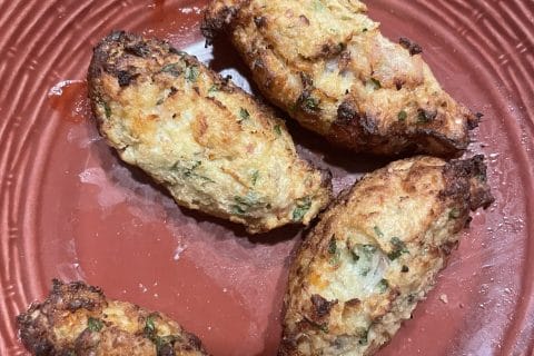 Cliquez pour zoomer ! Croquettes de chou-fleur au jambon cru Thermomix par maitrea