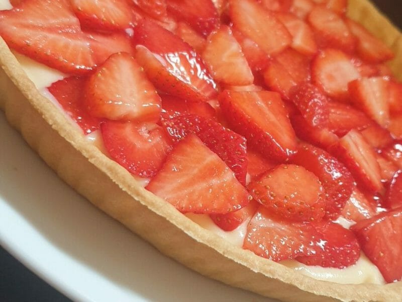 Cliquez pour zoomer ! Tarte aux fraises Thermomix par Elham77
