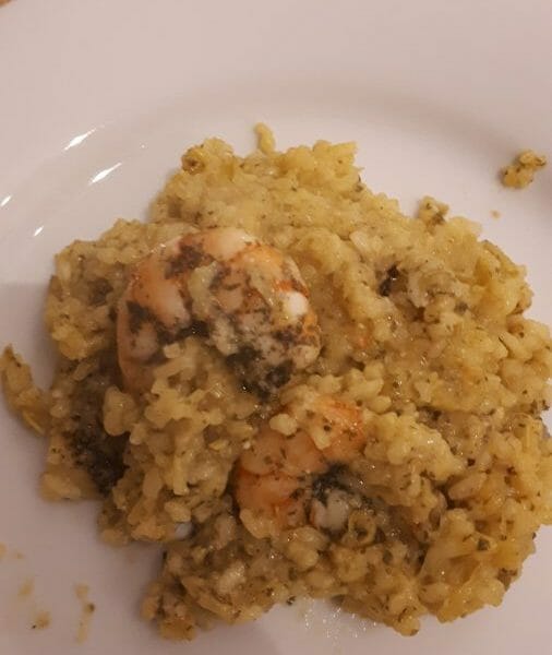 Cliquez pour zoomer ! Risotto crevettes et curry Thermomix par alex68790