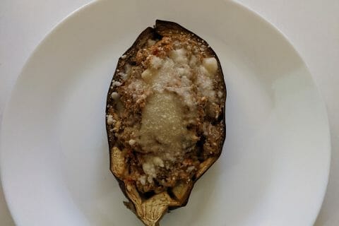 Cliquez pour zoomer ! Aubergines farcies au thon Thermomix par fannou4