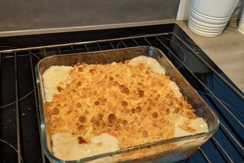 Cliquez pour zoomer ! Crumble courgettes, chèvre et lardons Thermomix par fannou4