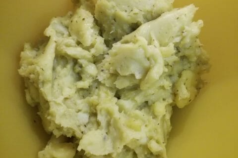 Cliquez pour zoomer ! Ecrasé de pommes de terre à l’huile d’olive au Thermomix