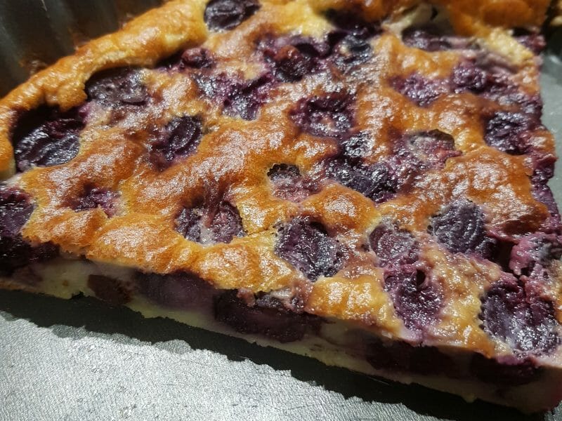 Cliquez pour zoomer ! Clafoutis aux cerises Thermomix par Karine
