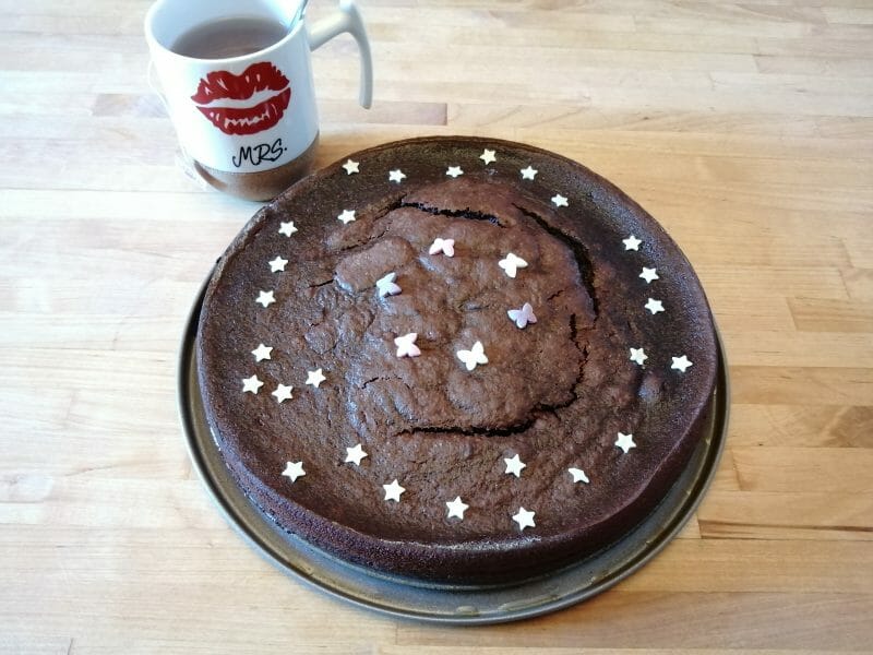 Cliquez pour zoomer ! Gâteau au chocolat et courgettes Thermomix par Kreen