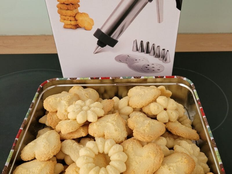 Cliquez pour zoomer ! Sablés à la presse à biscuits Thermomix par Kreen