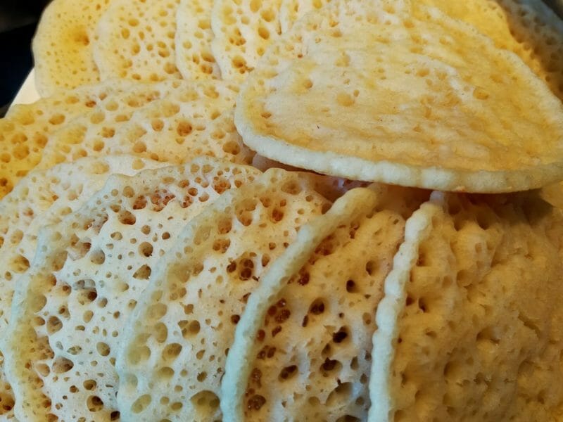Cliquez pour zoomer ! Baghrir – Crêpes mille trous Thermomix par Ju