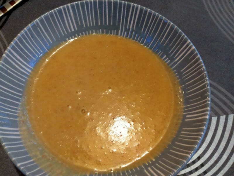 Cliquez pour zoomer ! Velouté de haricots blancs et chorizo Thermomix par Ju