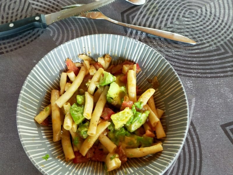 Cliquez pour zoomer ! Salade de pâtes méditerranéenne Thermomix par Ju