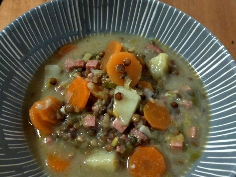 Cliquez pour zoomer ! Soupe à l’orge Thermomix par Ju