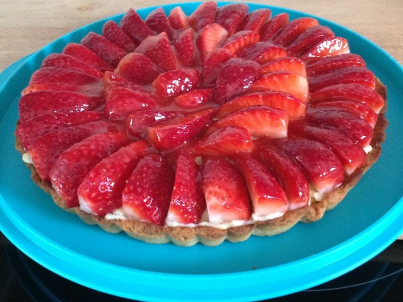 Cliquez pour zoomer ! Tarte aux fraises Thermomix par Nine2303