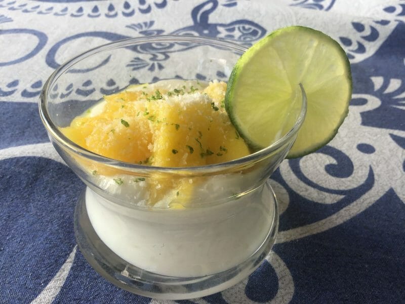 Cliquez pour zoomer ! Riz au lait de coco et mangue Thermomix par valou31150