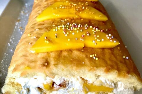 Cliquez pour zoomer ! Roulé à la mangue au Thermomix