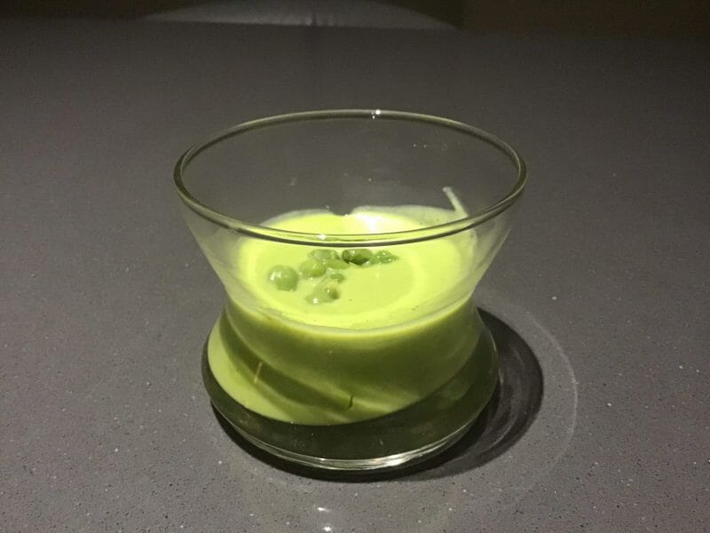 Cliquez pour zoomer ! Crème de petits pois à la mozzarella Thermomix par valou31150