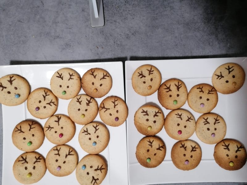 Cliquez pour zoomer ! Sablés rennes de Noël Thermomix par sandrine bresson