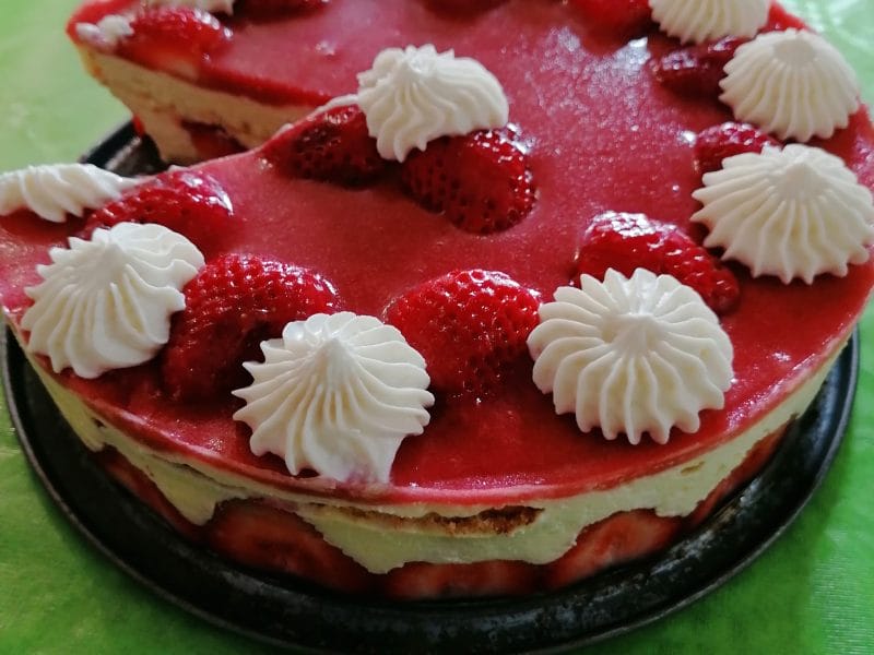 Cliquez pour zoomer ! Fraisier Thermomix par sandrine bresson