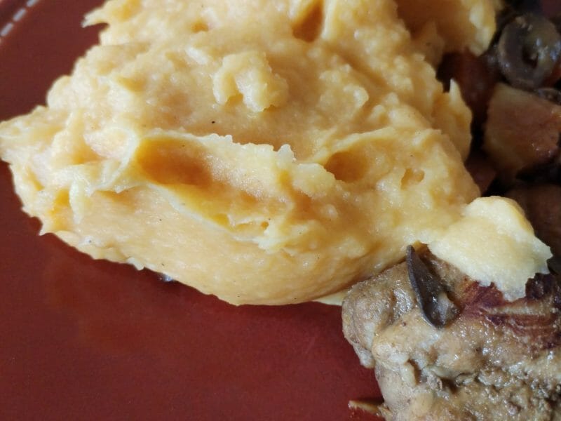 Cliquez pour zoomer ! Purée de pommes de terre et patates douces Thermomix par tel61