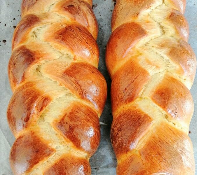Cliquez pour zoomer ! Brioche tressée à la mie filante Thermomix par Debfleix