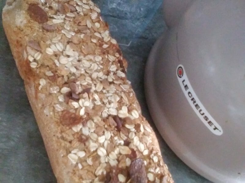 Cliquez pour zoomer ! Pain aux flocons d’avoine et au miel Thermomix par AurelieRoxanne