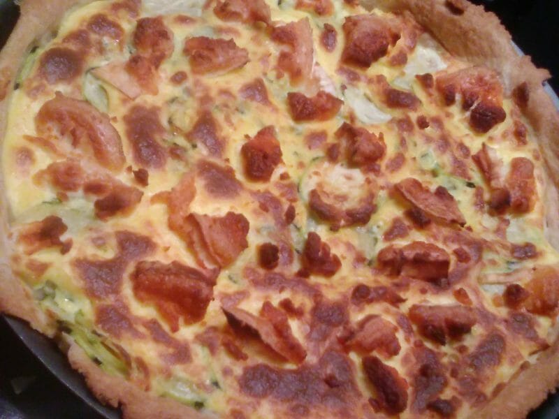 Cliquez pour zoomer ! Tarte courgette, jambon & chèvre Thermomix par AurelieRoxanne
