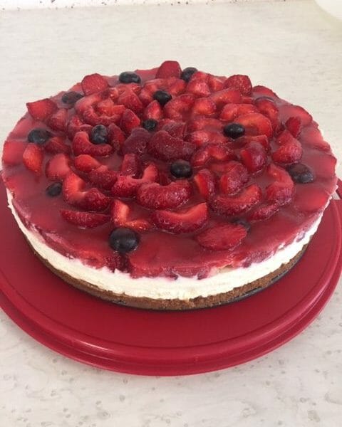 Cliquez pour zoomer ! Tarte aux fraises sans cuisson Thermomix par Lilou1971