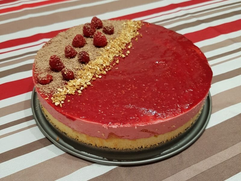 Cliquez pour zoomer ! Bavarois aux framboises Thermomix par Akkabene