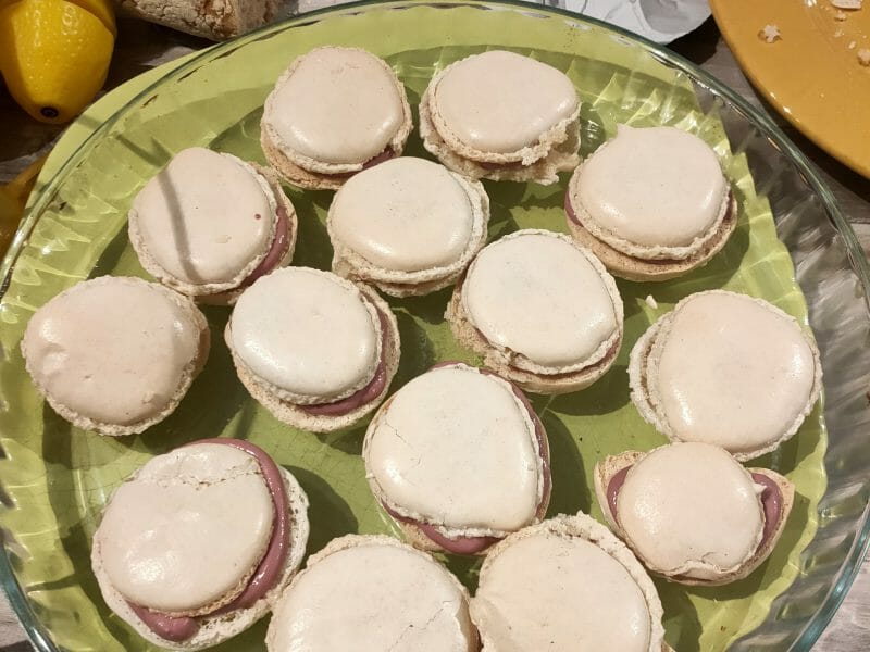 Cliquez pour zoomer ! Sapins de macarons à la framboise Thermomix par nono163