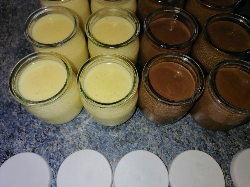 Cliquez pour zoomer ! Crème dessert au deux saveurs Thermomix par Minouchka9