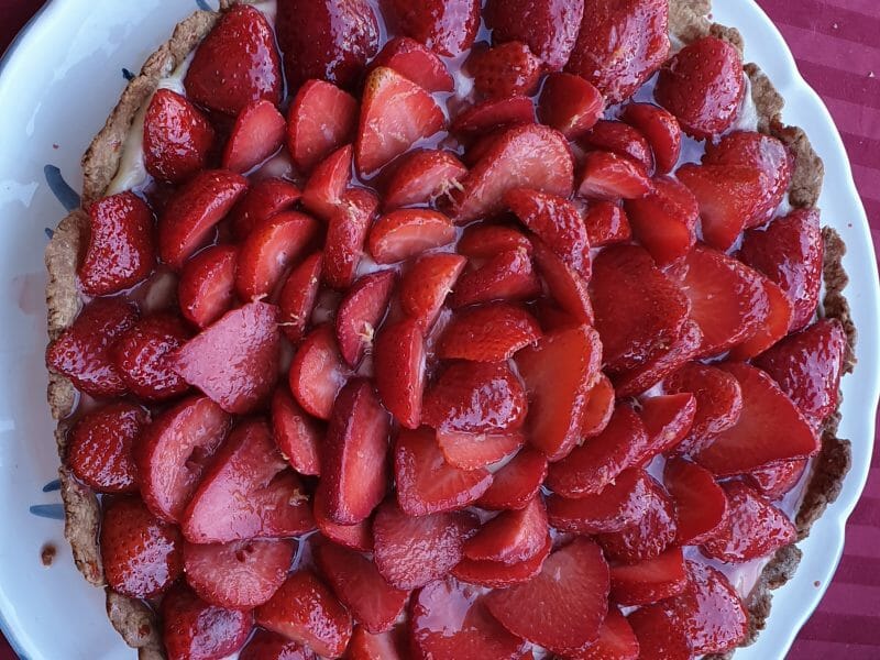 Cliquez pour zoomer ! Tarte aux fraises Thermomix par Gwenn-aelle