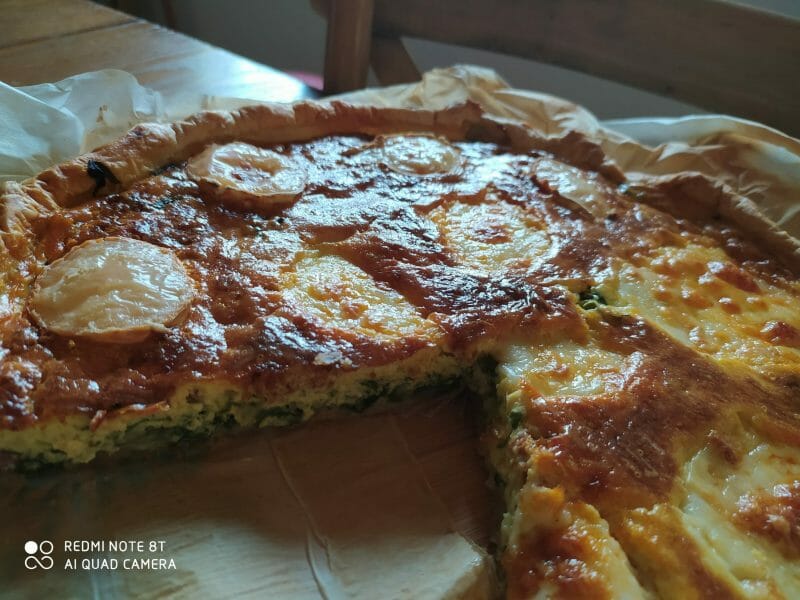 Cliquez pour zoomer ! Quiche au vert de blettes Thermomix par Dailesfines