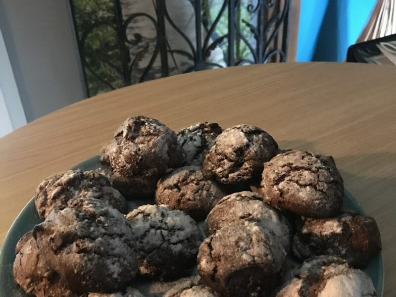 Cliquez pour zoomer ! Craquelés au chocolat Thermomix par minou51