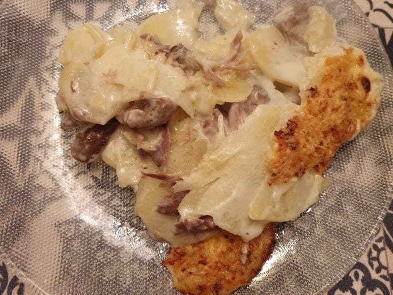 Cliquez pour zoomer ! Gratin dauphinois au confit de canard Thermomix par Laurence66