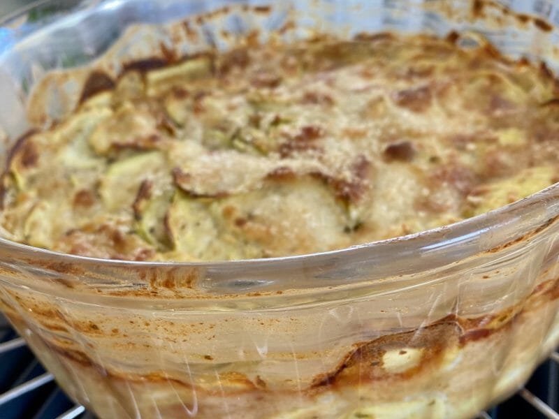 Cliquez pour zoomer ! Gâteau invisible aux courgettes Thermomix par Eligori