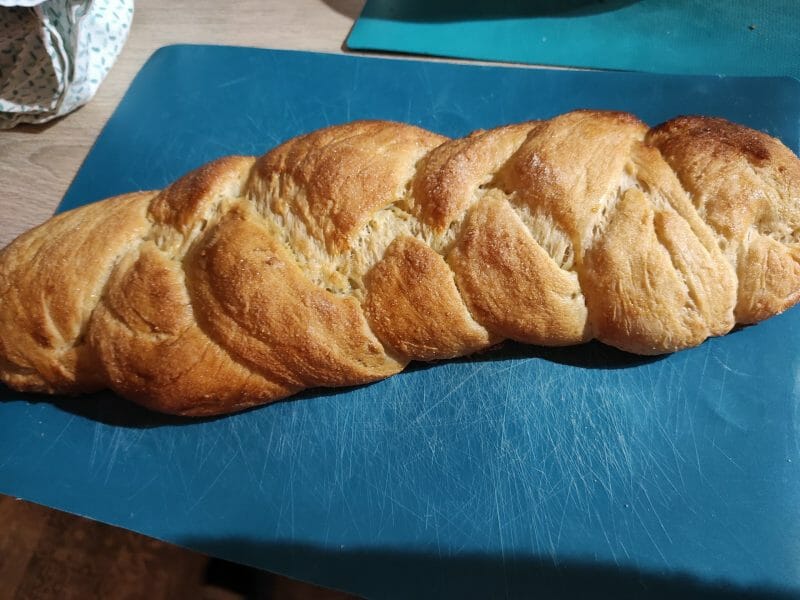 Cliquez pour zoomer ! Brioche tressée à la mie filante Thermomix par Little fairy